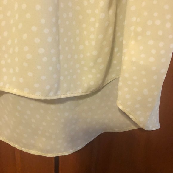 Kaari Blue Light Tank Dotted Top Size Medium - Picture 5 of 6